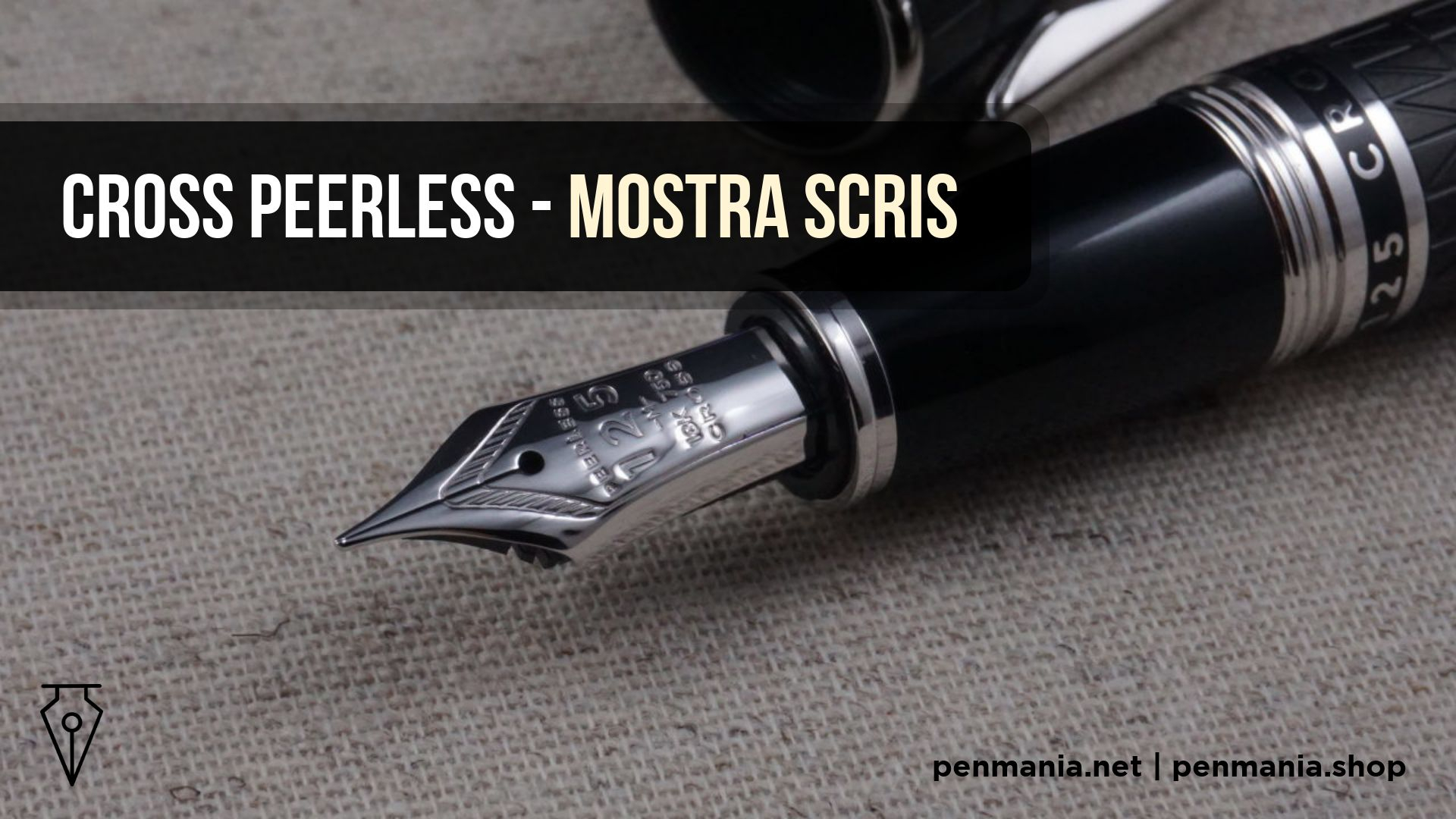 Coperta Video Mostra Scris Stilou Cross Peerless Penmania