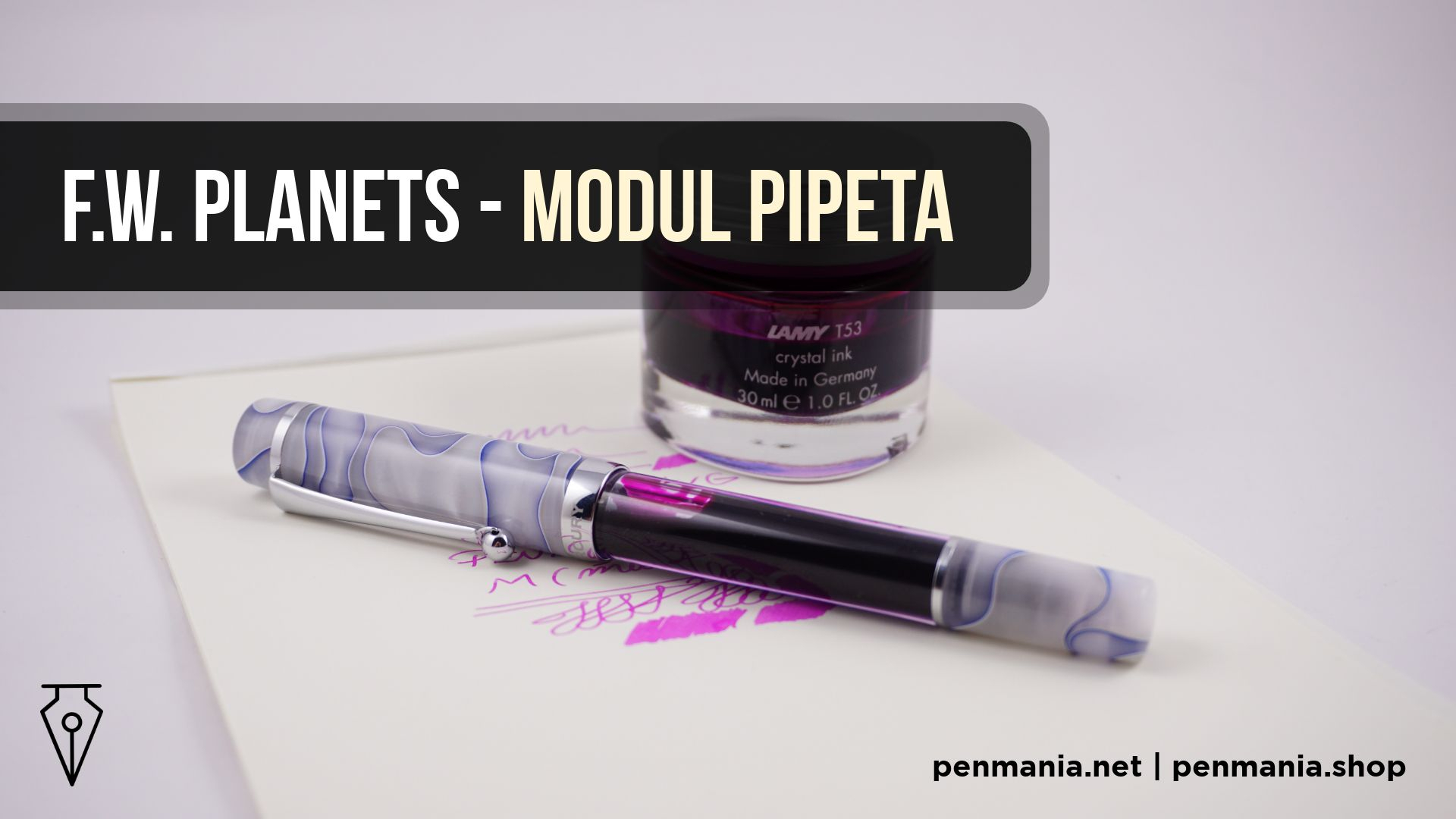 Coperta Video Modul Pipeta Stilou Fine Writing Planets Penmania Shop