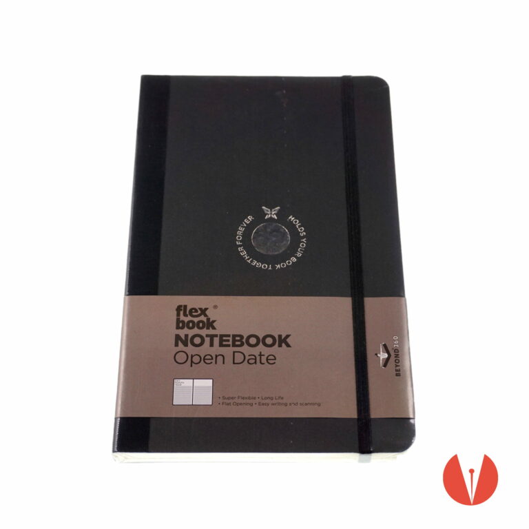 notebook flexbook opendate planner penmania shop black up