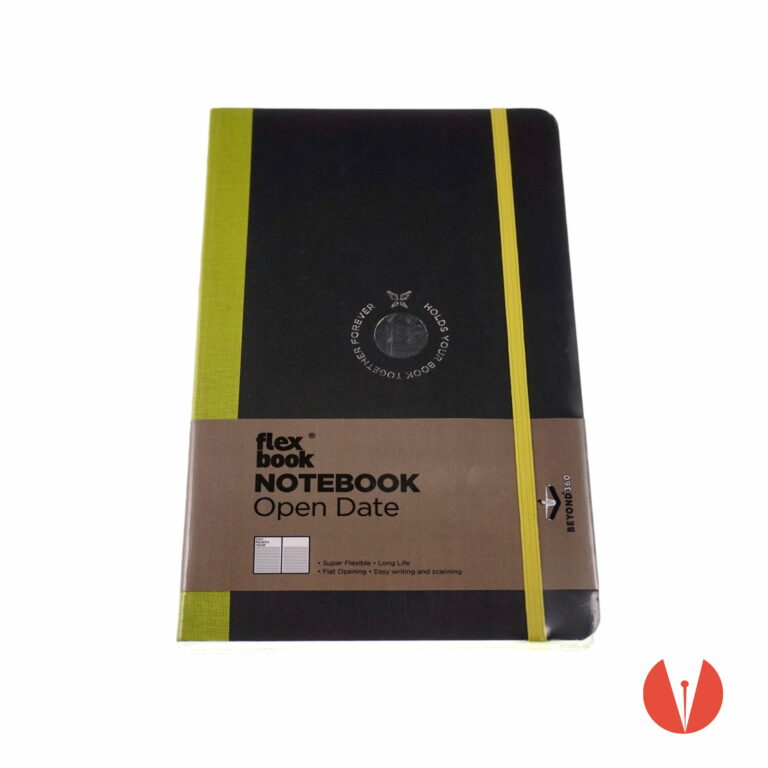 notebook flexbook opendate planner penmania shop light green up